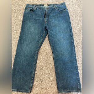 Wrangler Men's Blue Straight Jeans 20x
